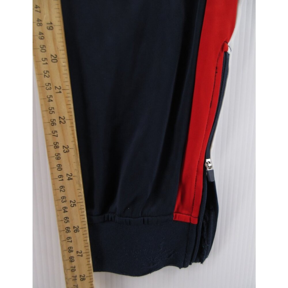 Sergio Tacchini Pants Medium Track Tennis Warm Up Ankle Zip Joggers - Picture 7 of 12